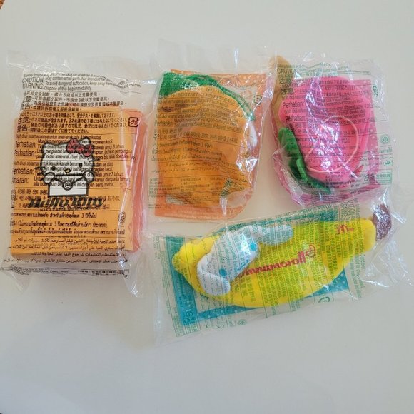 SANRIO MCDONALDS Limited Happy Meal Hello Kitty & Cinnamonroll Stuff Toy Set - Picture 2 of 10